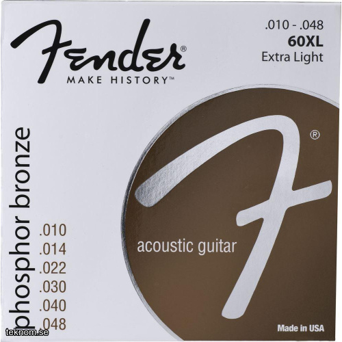 Fender 60XL Phosphor Bronze .10-.48