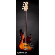 JD JB Fretless Bass (3-Tone Sunburst)
