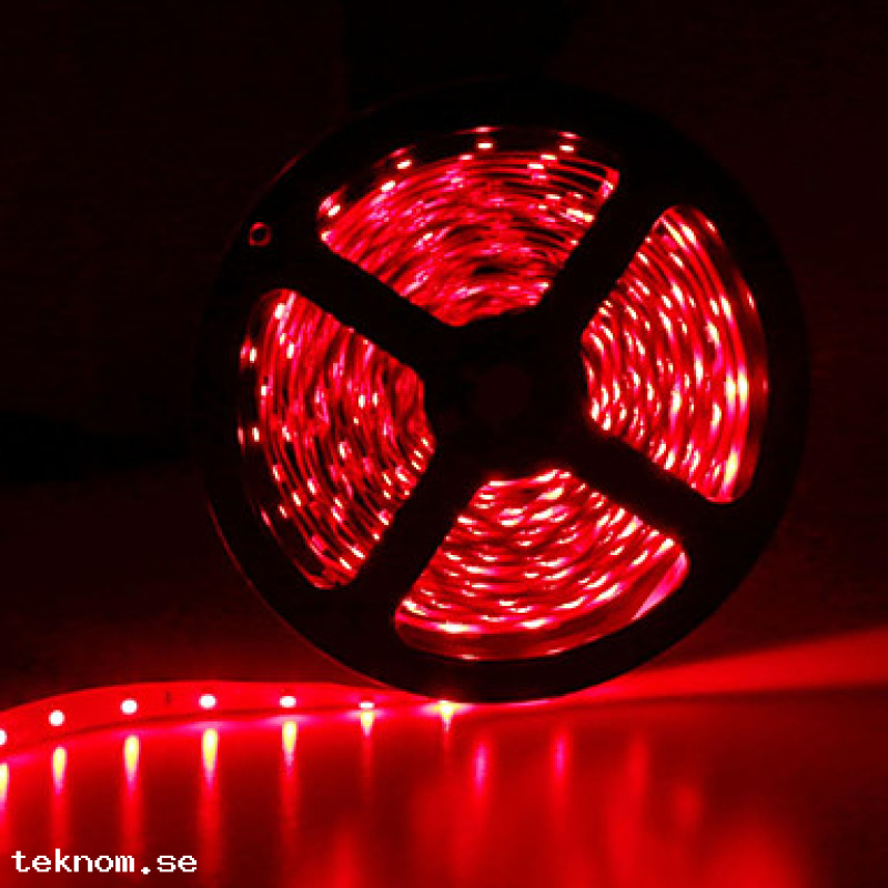 Wentop Röd 5m 300x3528 SMD LED strip ljus och Fjärr